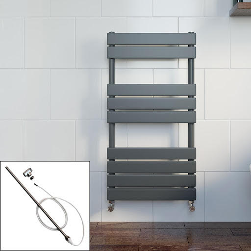 DuraTherm Dual Fuel Flat Panel Heated Towel Rail - 950 X 500mm - Manual ...