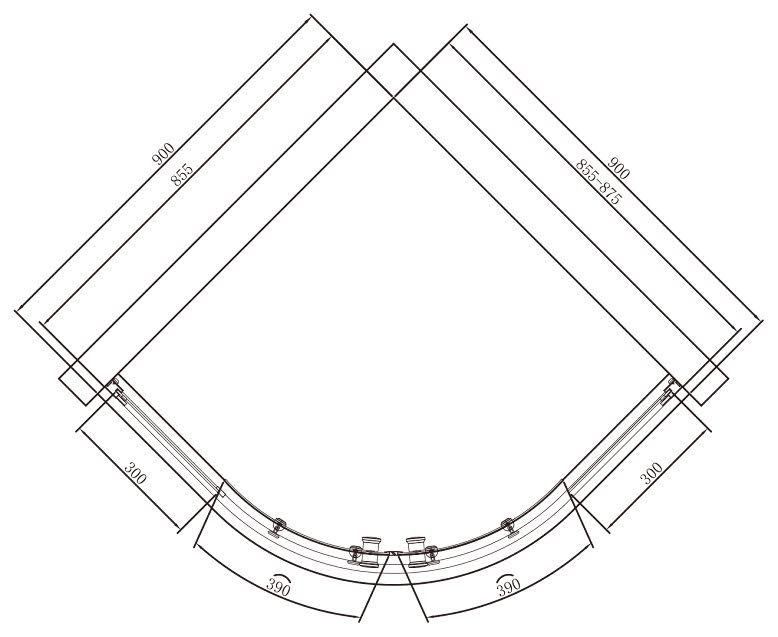 hydrolux-4mm-quadrant-shower-enclosure-900mm