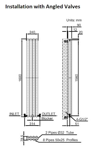 duratherm-vertical-oval-tube-double-panel-designer-radiator-1600-x-240mm-white