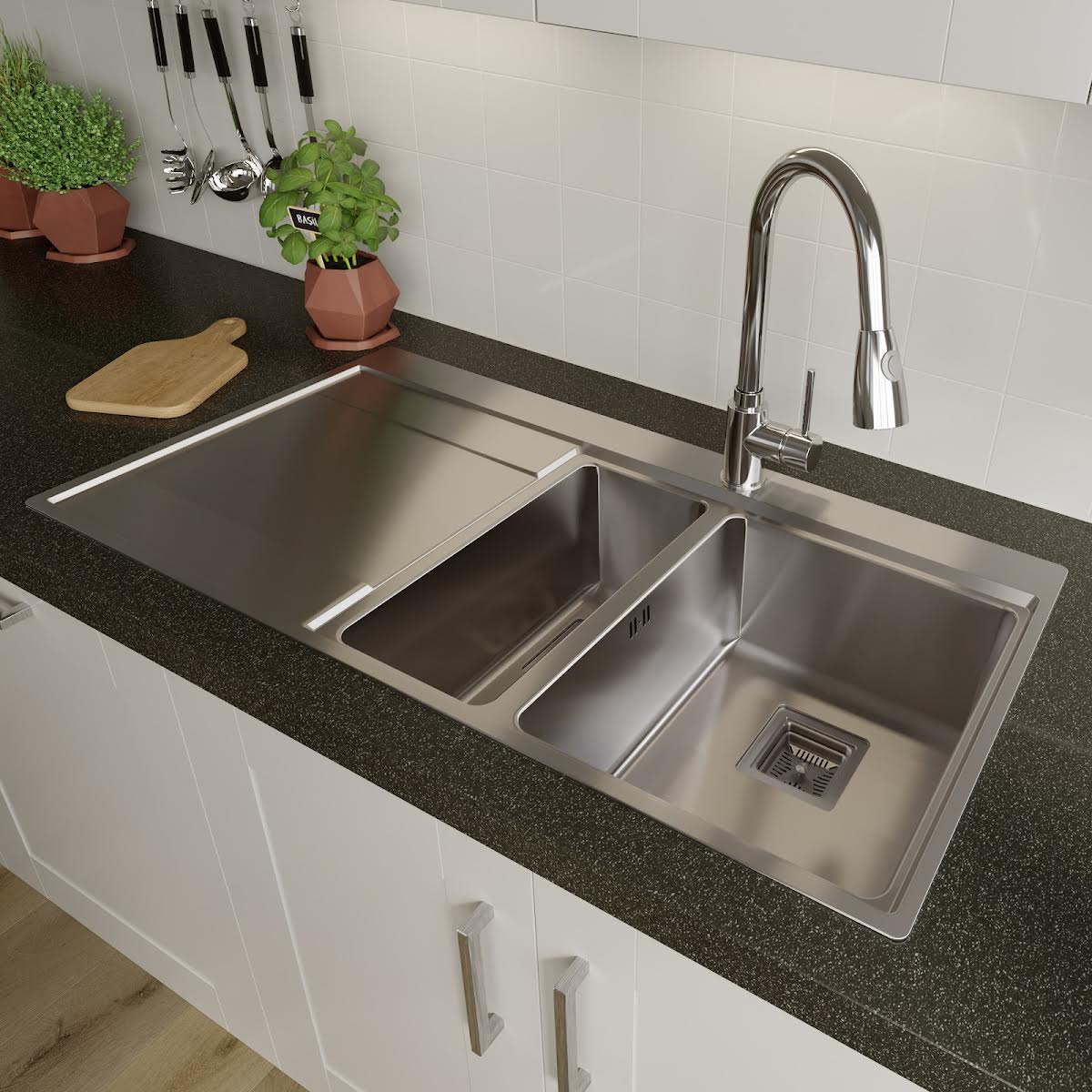 sauber-15-bowl-square-inset-stainless-steel-kitchen-sink-with-left-hand-drainer