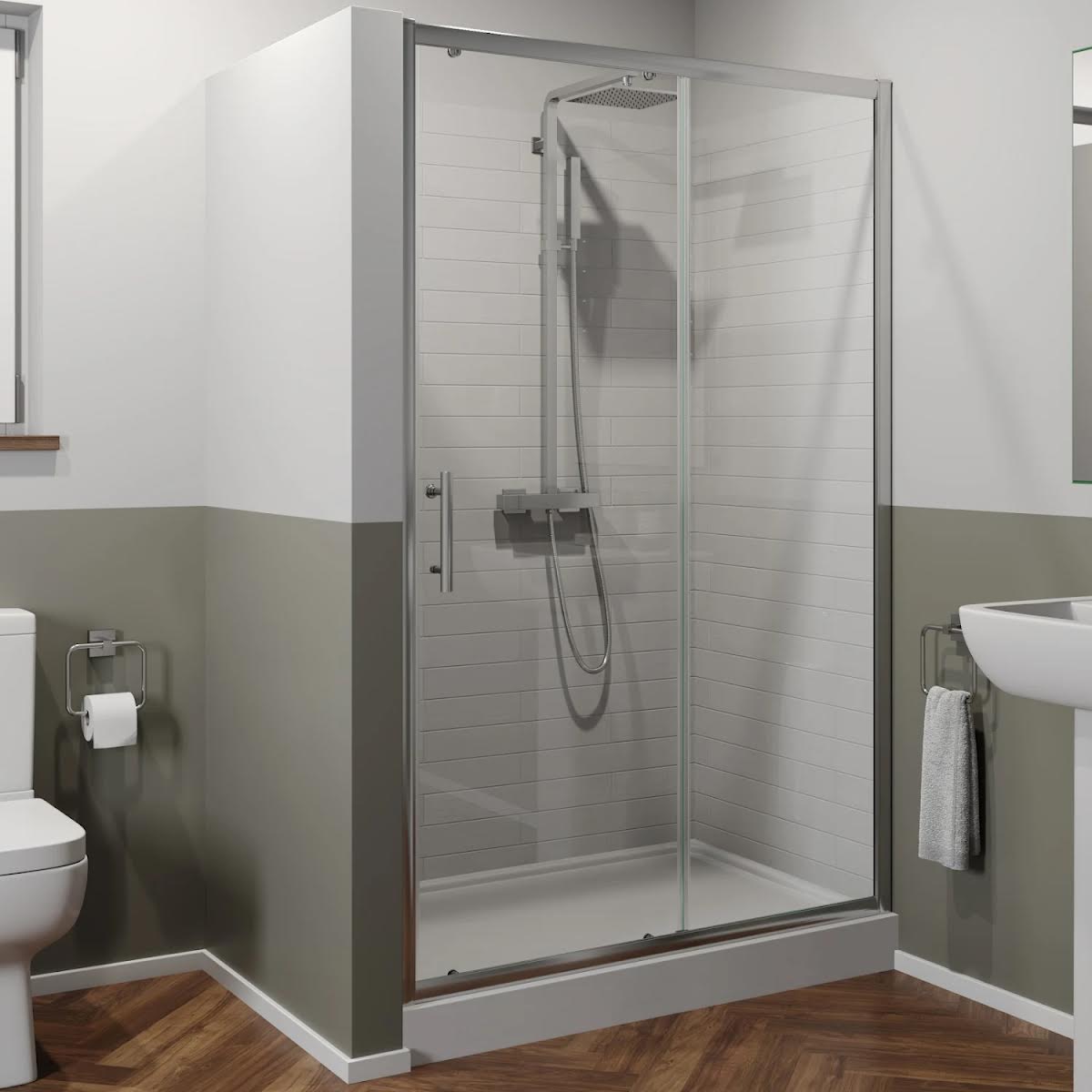 luxura-sliding-shower-door-1000mm-with-1000-x-900mm-easy-plumb-tray-6mm