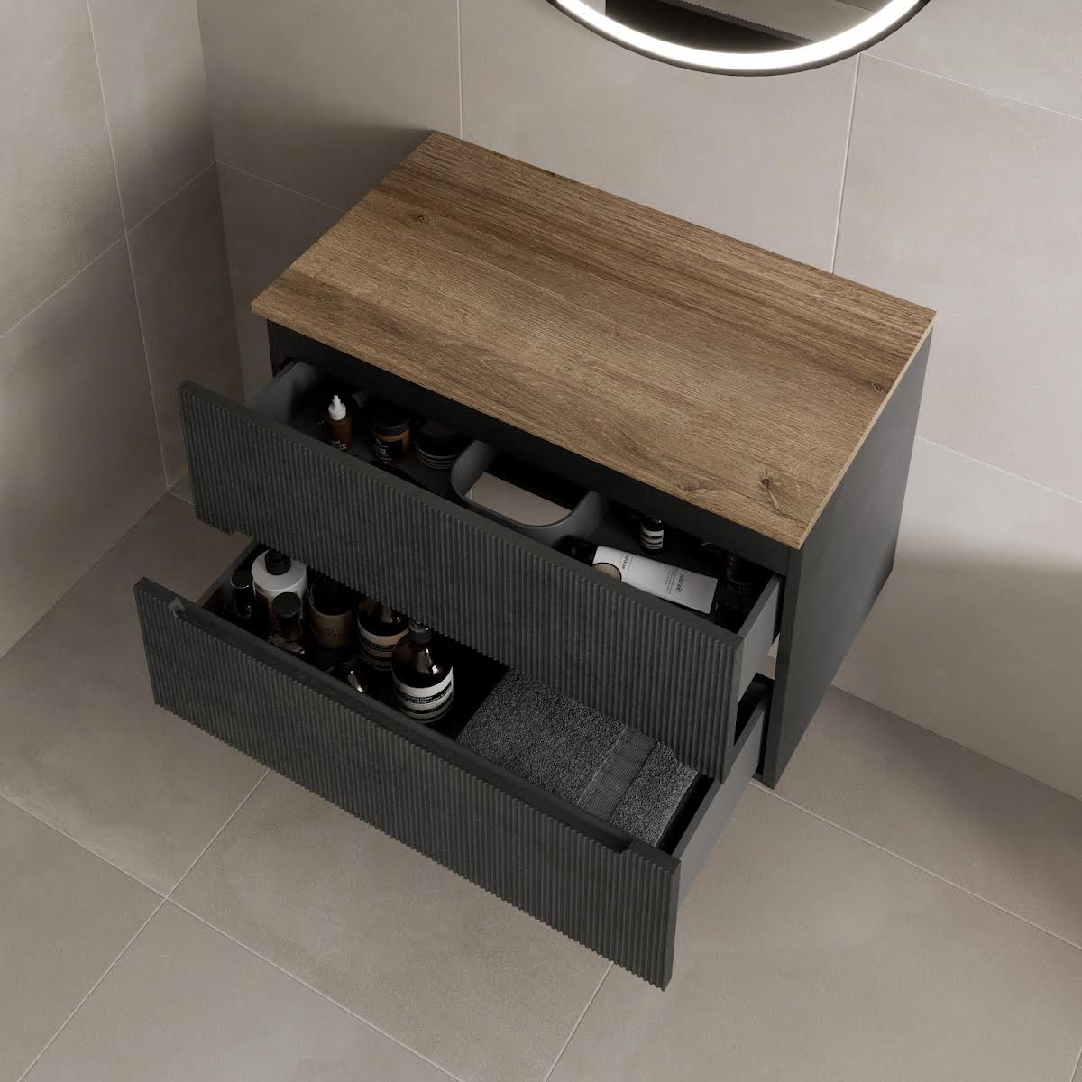 vitusso-fluted-black-wall-hung-bathroom-vanity-unit-without-basin-800mm-oak-top