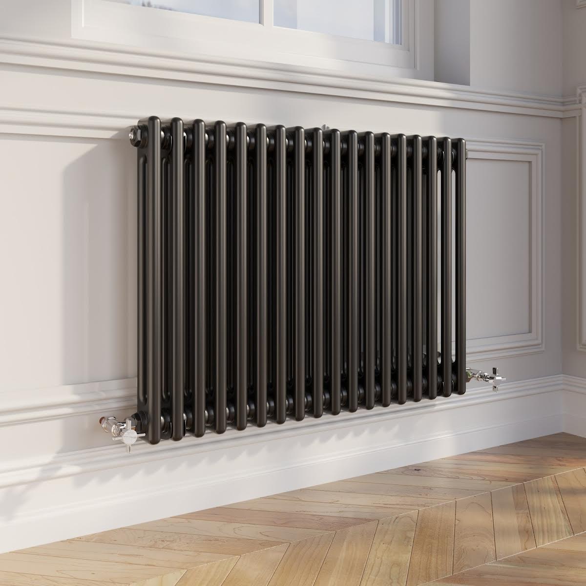 park-lane-traditional-colosseum-double-bar-column-radiator-black-600-x-830mm