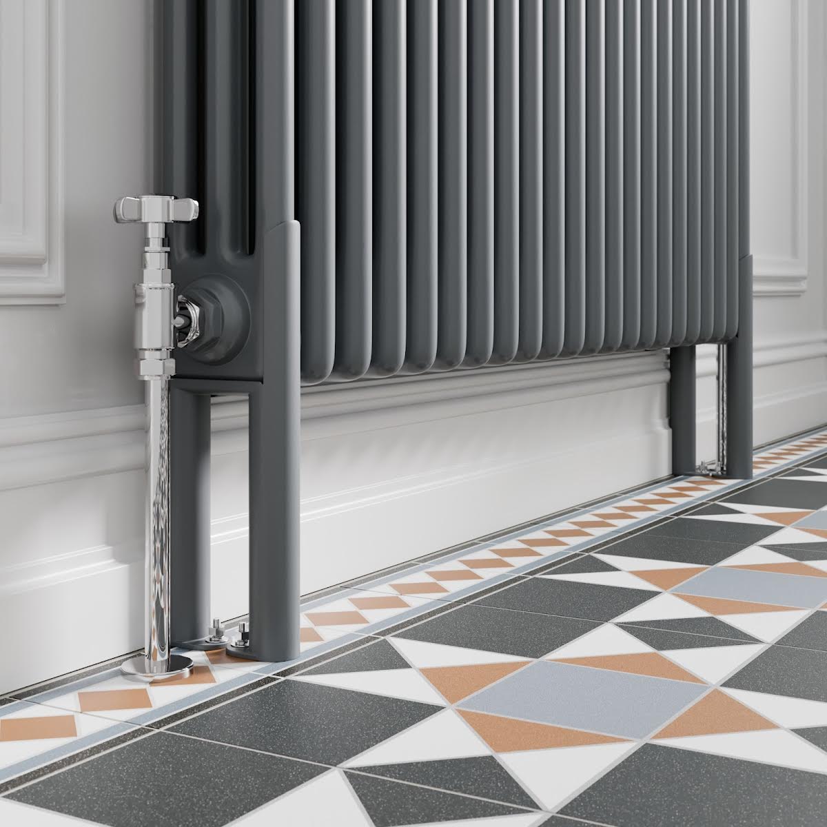 park-lane-anthracite-legs-for-traditional-radiator-triple-bar