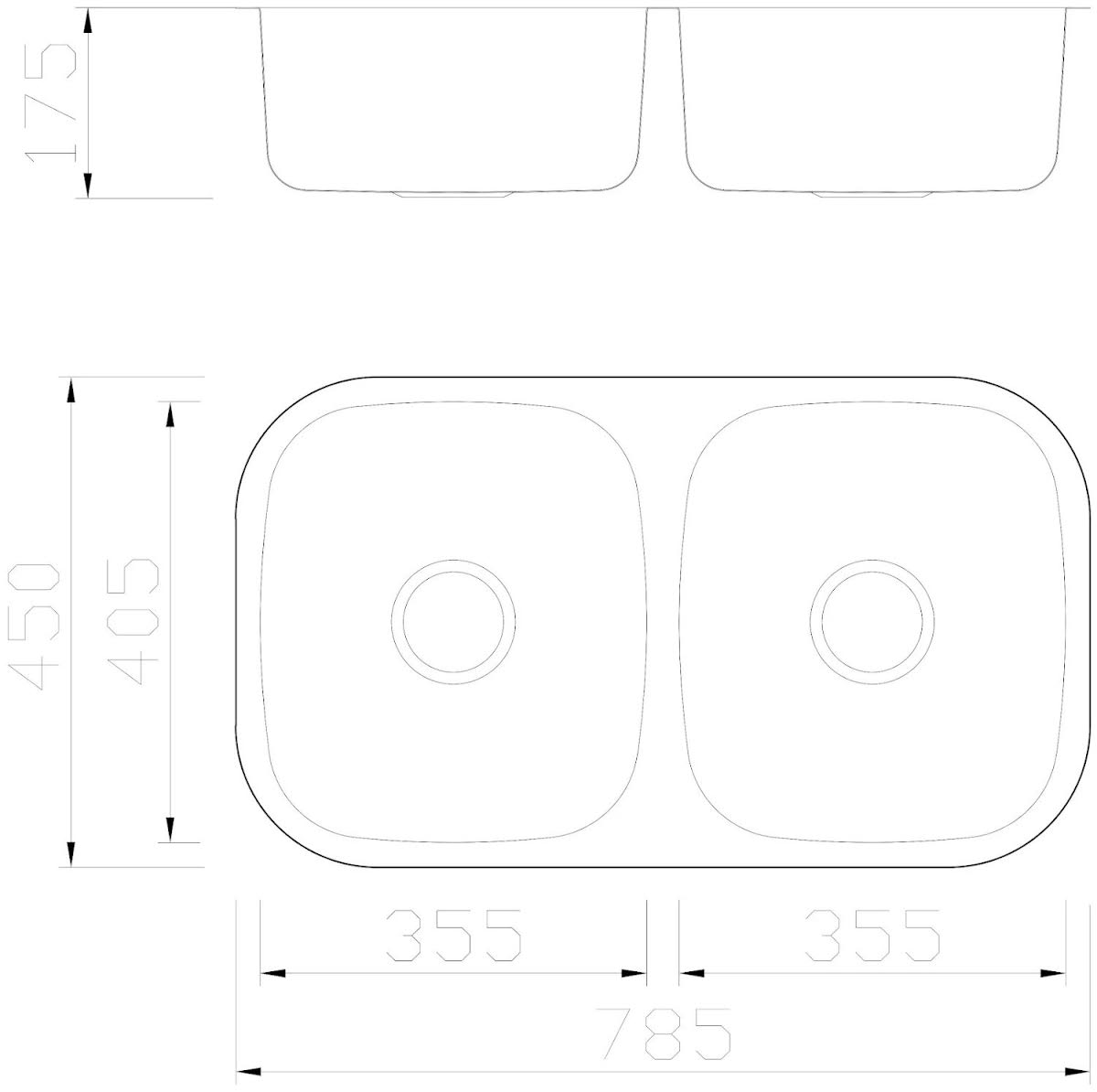 sauber-undermount-double-bowl-stainless-steel-kitchen-sink-785mm-rectangular