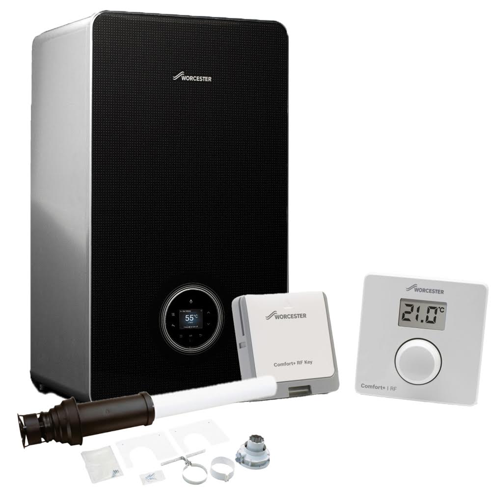 worcester-greenstar-8000-style-30kw-combi-gas-boiler-black-vertical-flue-comfort-stat-rf