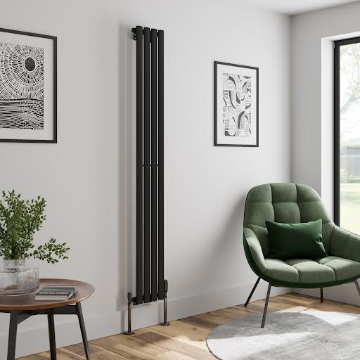 duratherm-vertical-oval-tube-single-panel-designer-radiator-1800-x-240mm-black