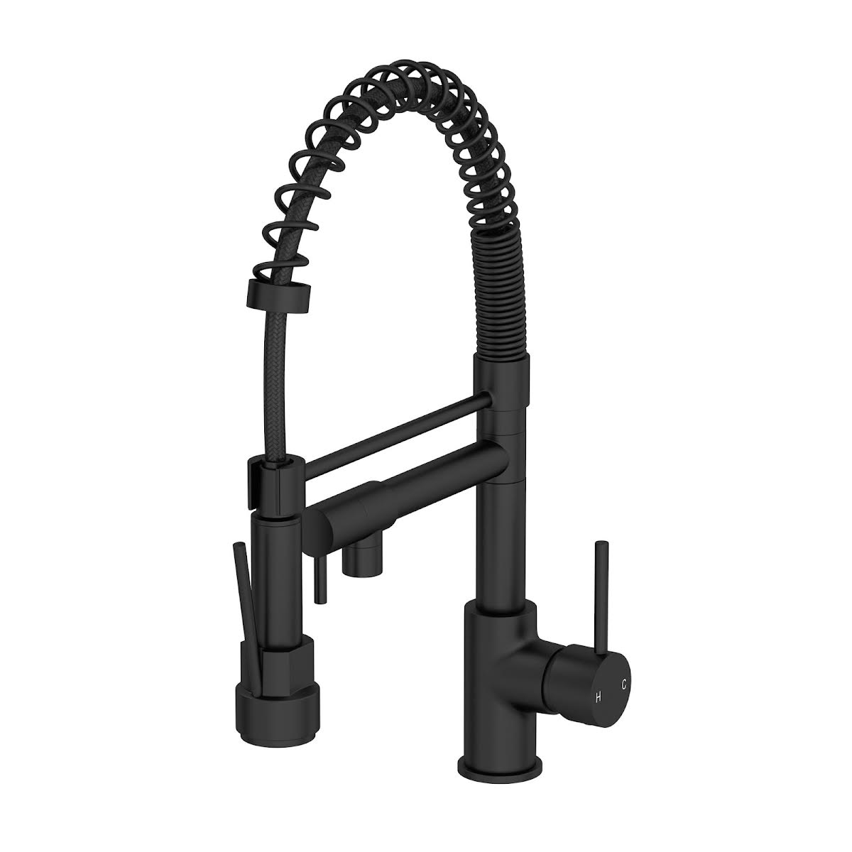 sauber-pull-out-kitchen-tap-with-dual-spray-pot-filler-single-lever-matt-black