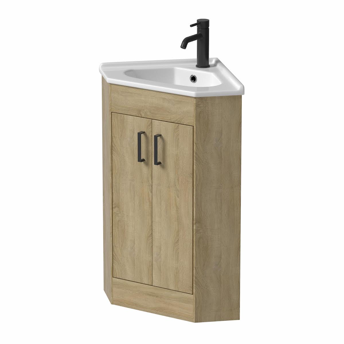 alpine-oak-double-door-corner-vanity-unit-585mm