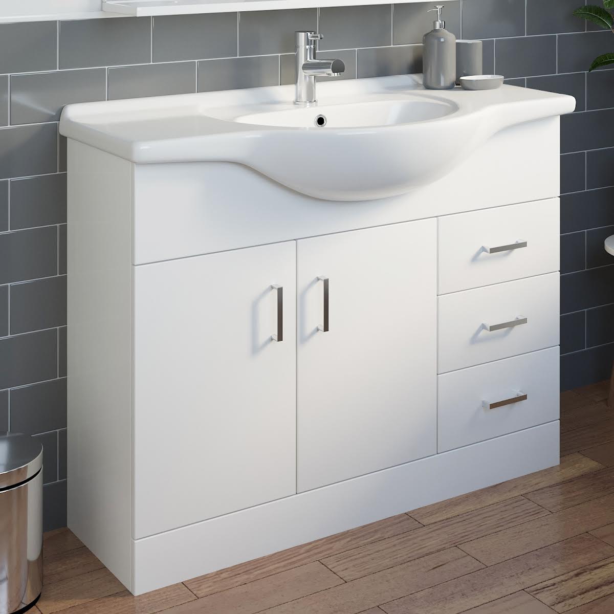 alpine-white-gloss-freestanding-vanity-unit-1050mm