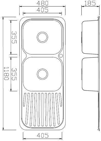 sauber-inset-stainless-steel-kitchen-sink-2-bowl