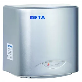 deta-compact-high-speed-11kw-energy-saving-silver-hand-dryer