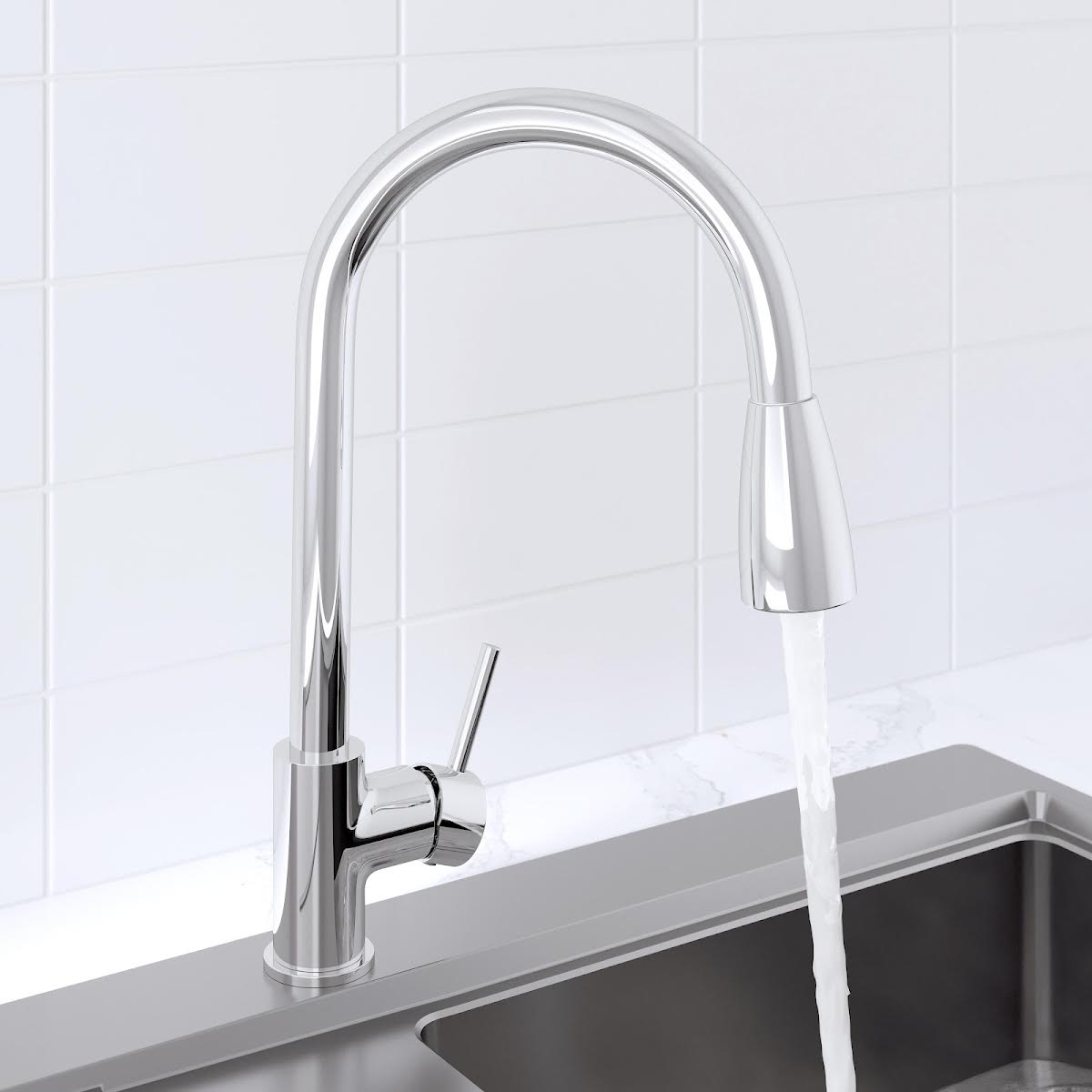 sauber-baden-pull-out-kitchen-tap-single-lever-chrome