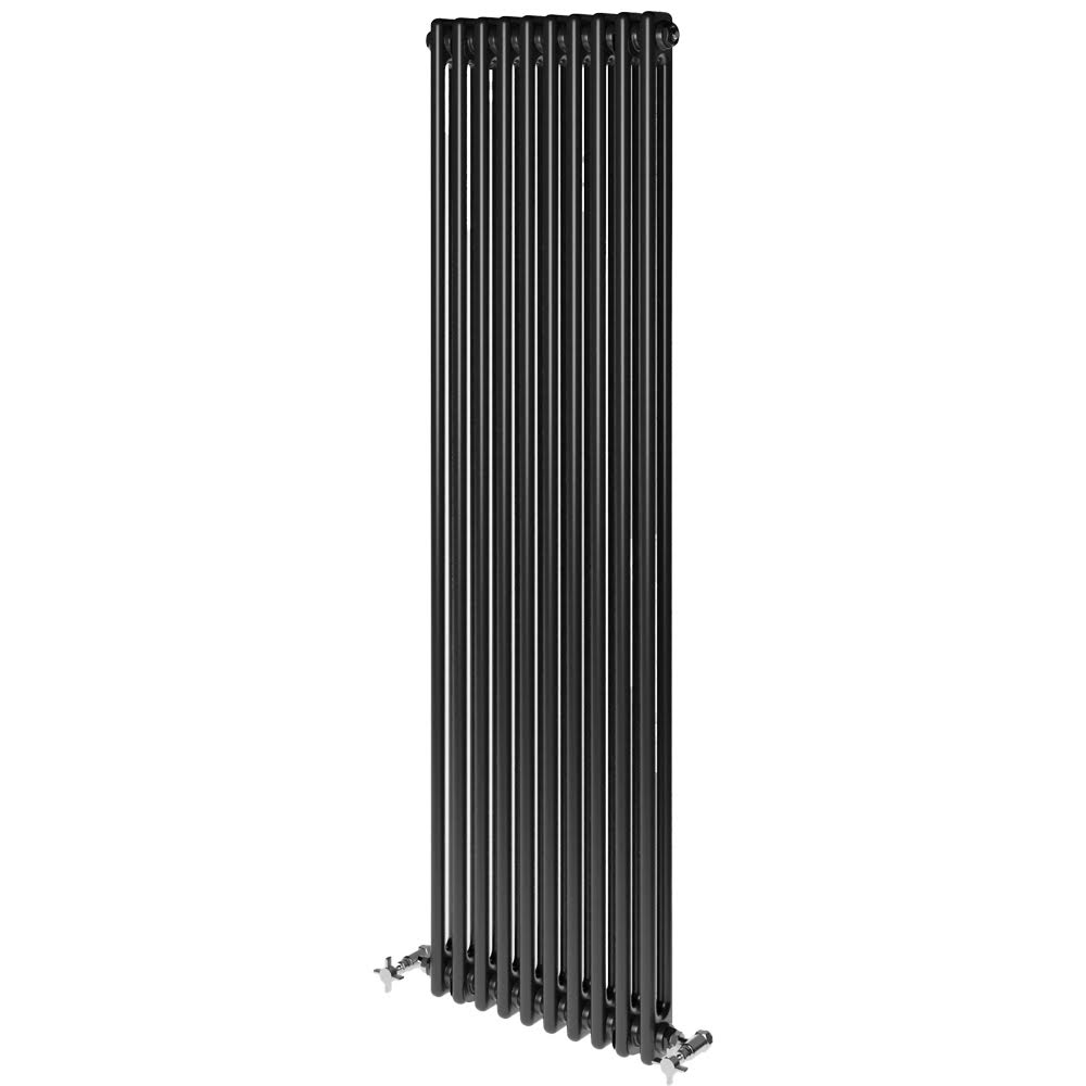 park-lane-traditional-vertical-colosseum-double-bar-column-radiator-black-1600-x-470mm