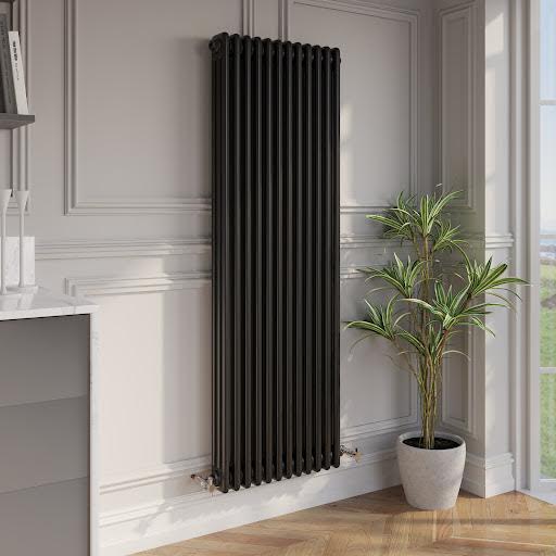 park-lane-traditional-vertical-colosseum-triple-bar-column-radiator-black-1600-x-560mm