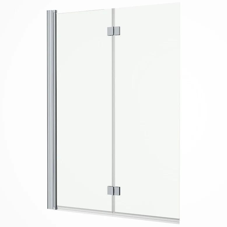 luxura-square-two-section-bath-shower-screen-1000mm-chrome-6mm