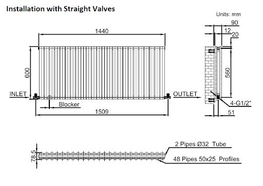 duratherm-horizontal-oval-tube-double-panel-designer-radiator-600-x-1440mm-anthracite