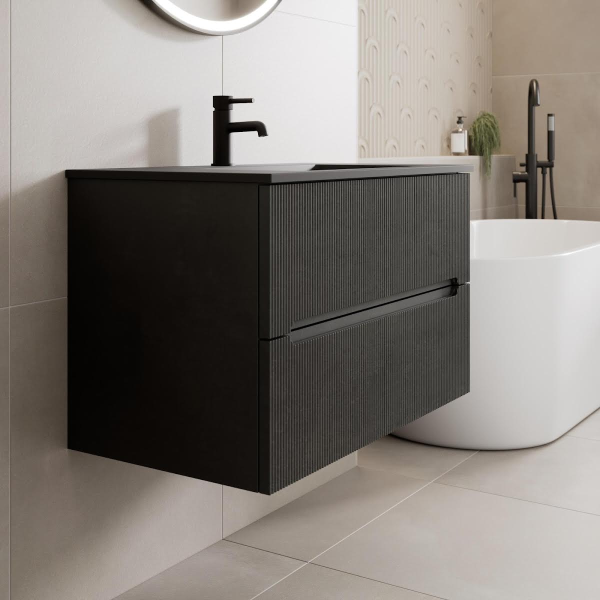 vitusso-fluted-black-wall-hung-bathroom-vanity-unit-with-black-basin-800mm