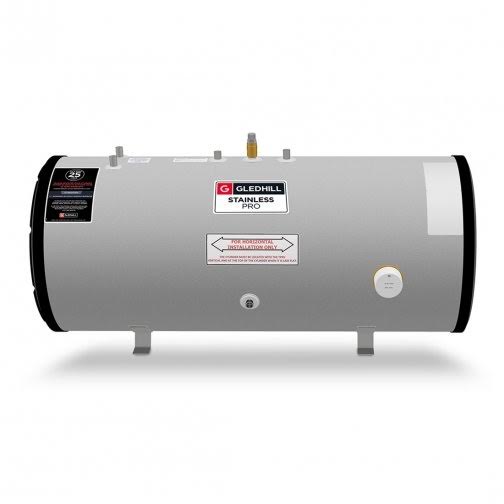 gledhill-pro-250l-indirect-unvented-horizontal-stainless-steel-cylinder-proin250h